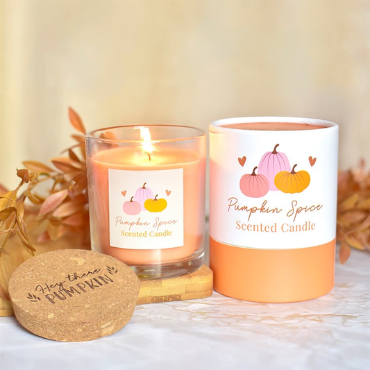 Pumpkin Pie Candle with Cork Lid, image 1 of 6
