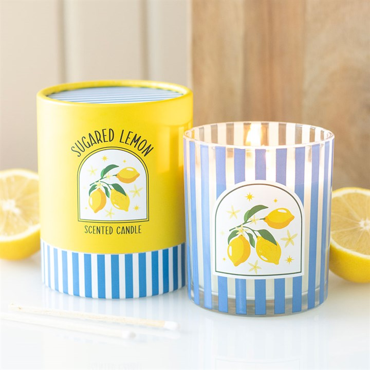 Sugared Lemon Scented Candle, image 1 of 5