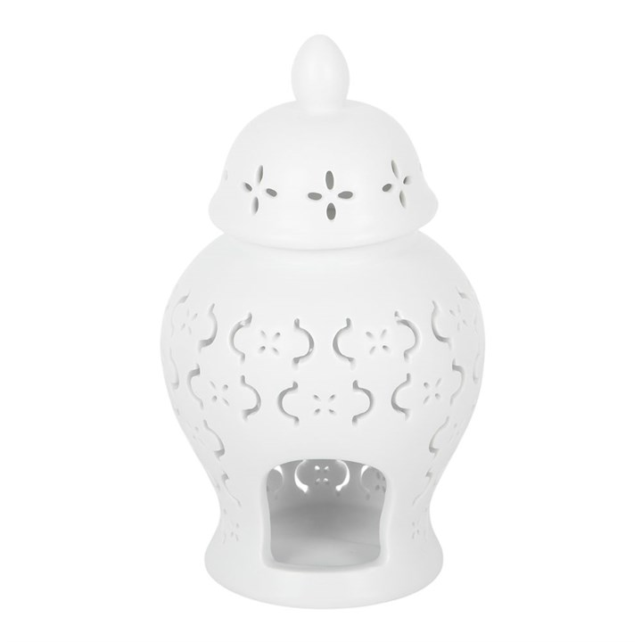 Moroccan Lantern Cut Out Oil Burner and Wax Warmer, image 6 of 7