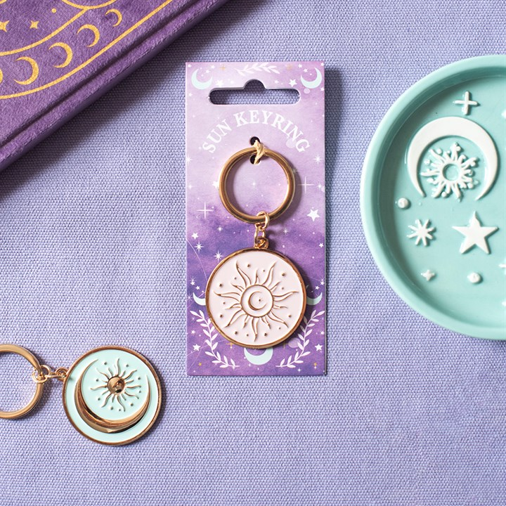 Purple Sun Keyring, image 1 of 5