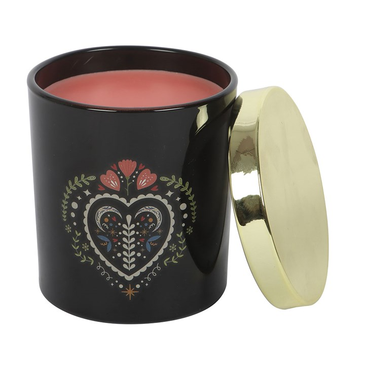 Midnight Bloom Black French Tulip Scented Candle, image 3 of 5