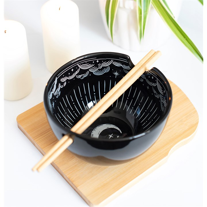 Spellbound Sky Noodle Bowl and Chopsticks Set, image 1 of 6