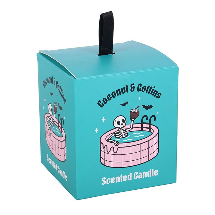 Coconut & Coffins Scented Candle, image 5 of 6