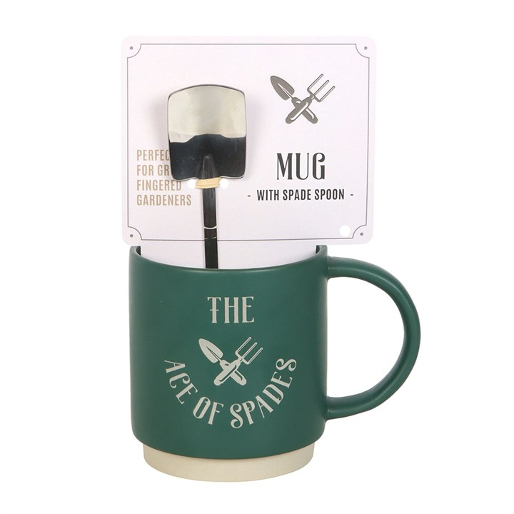 Ace of Spades Mug with Spade Spoon, image 2 of 5