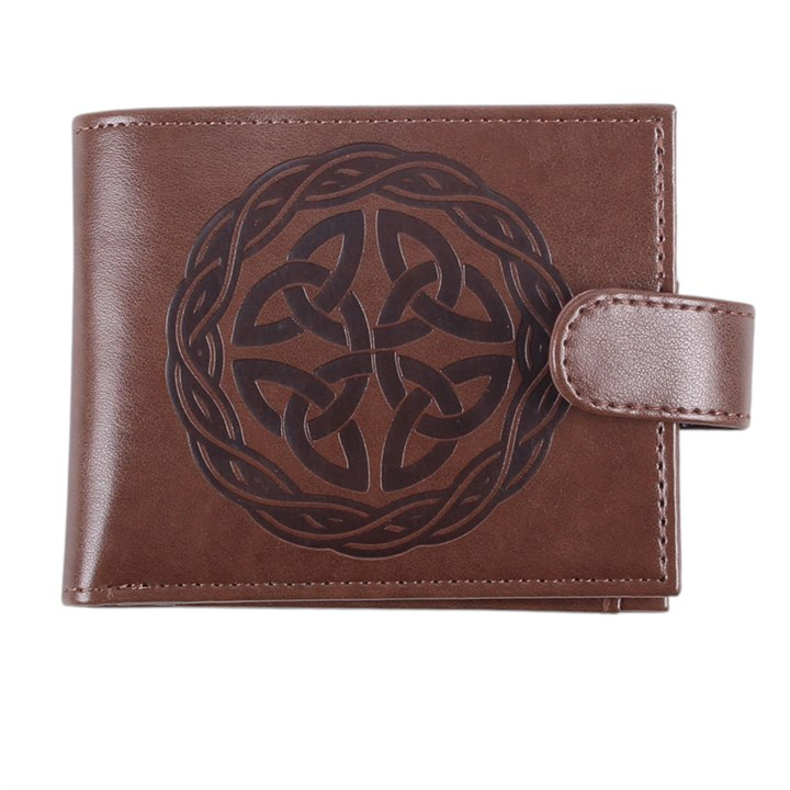 Celtic Shield Knot Faux Leather Wallet, image 3 of 5