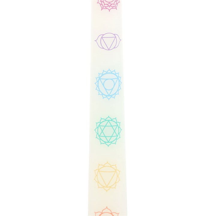 Set of 3 Chakra Balancing Taper Dinner Candles, image 5 of 6