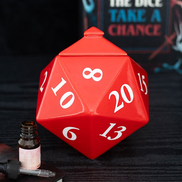 D20 Gaming Dice Shaped Oil Burner, image 2 of 6