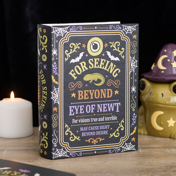 Eye of Newt Spell Book Shaped Storage Box, image 1 of 5