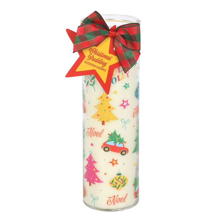 Nostalgic Christmas Pudding Scented Tube Candle, image 2 of 5