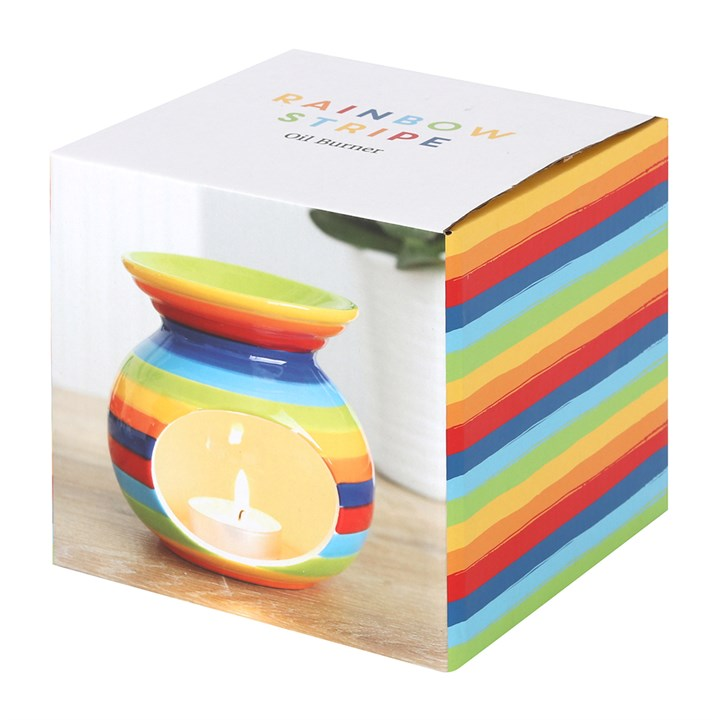 Rainbow Stripe Oil Burner, image 4 of 4