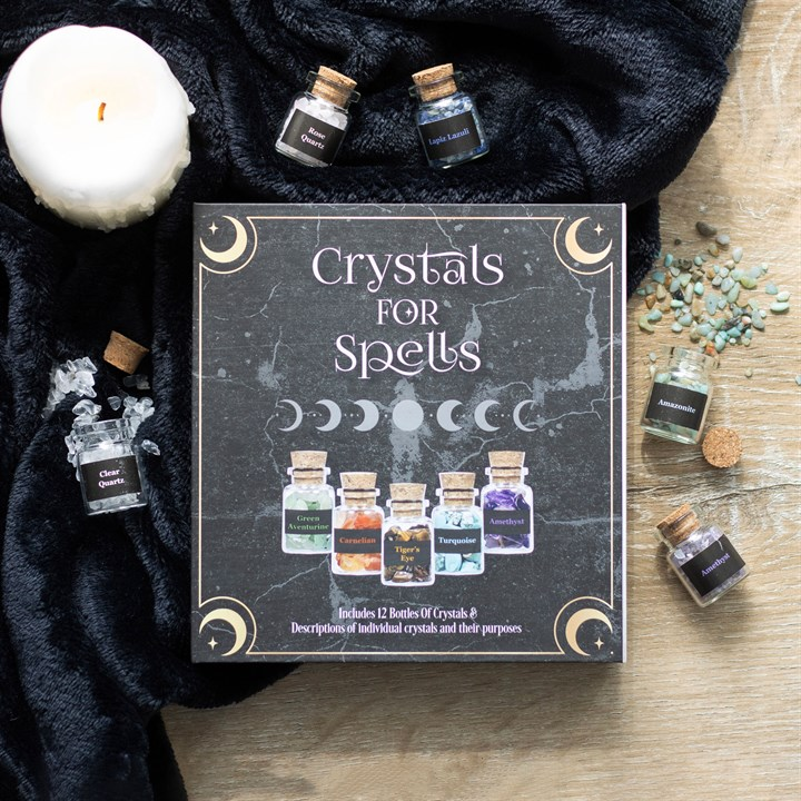 Crystals for Spells Crystal Chip Bottle Gift Set, image 1 of 4