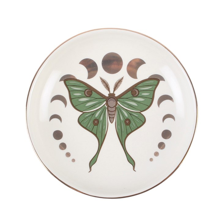 Moonphase Moth Trinket Dish, image 3 of 6