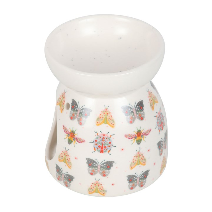 Floral Bug Print Oil Burner and Wax Warmer, image 3 of 5