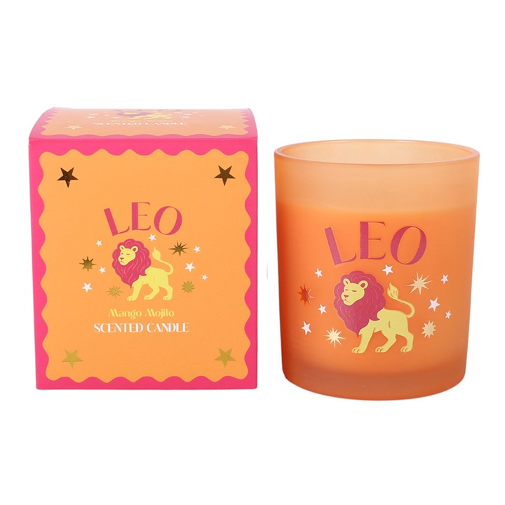 Zodiac Zest Leo Mango Mojito Candle, image 3 of 5