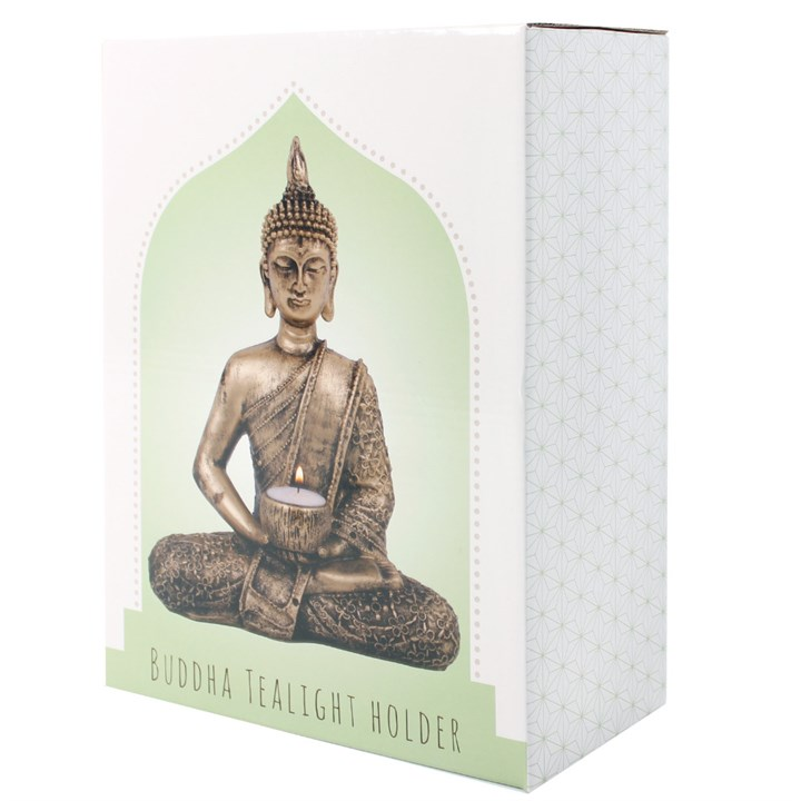 Sitting Thai Buddha Tealight Holder, image 2 of 3