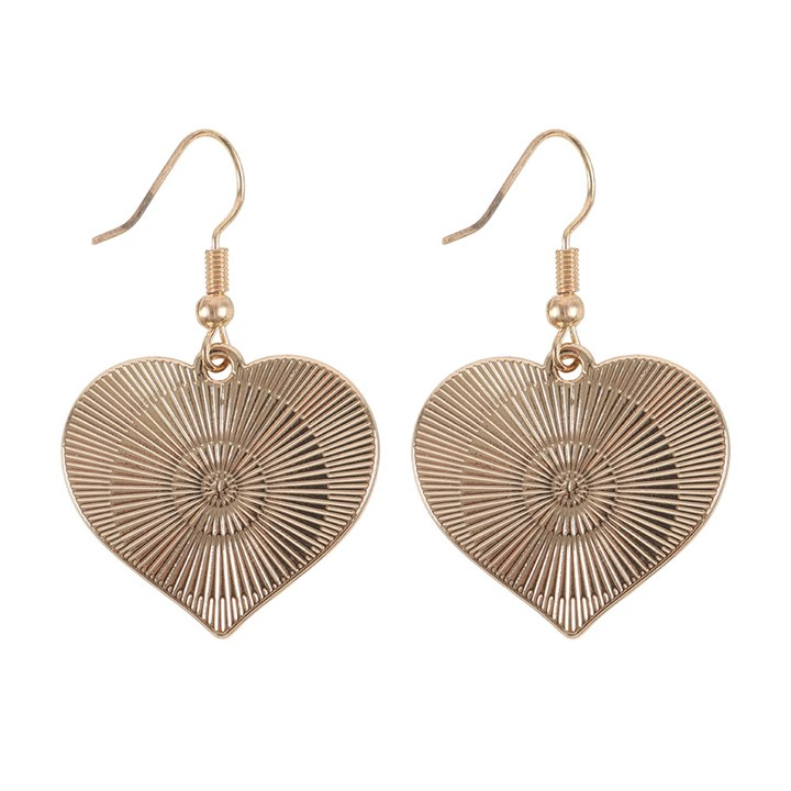 Checkerboard Heart Earrings, image 4 of 5