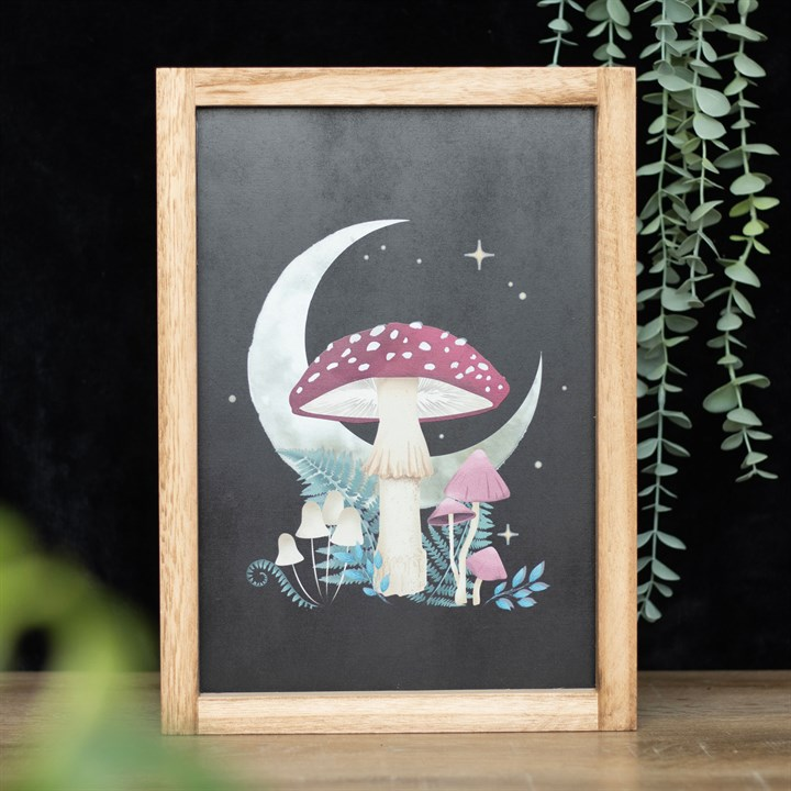 Forest Mushroom Framed Wall Print, image 1 of 4