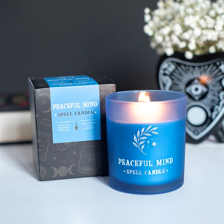 Peaceful Mind Chamomile & Vanilla Scented Candle, image 1 of 6