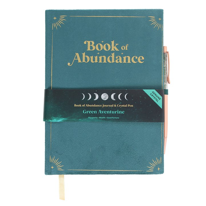 Book of Abundance Journal with Aventurine Pen, image 2 of 6