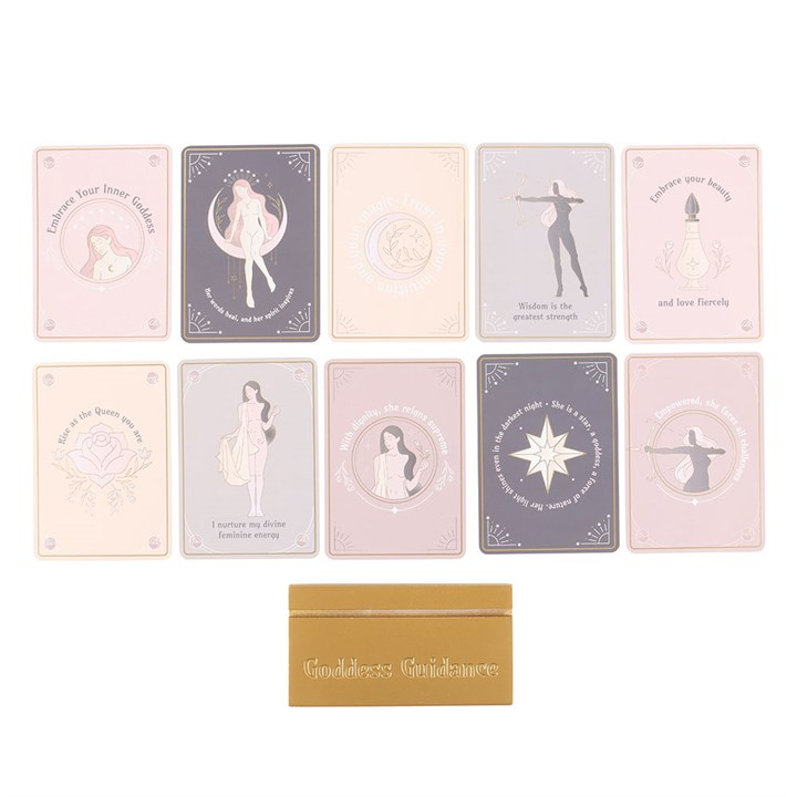 Goddess Energy Affirmation Cards with Wooden Stand, image 5 of 6