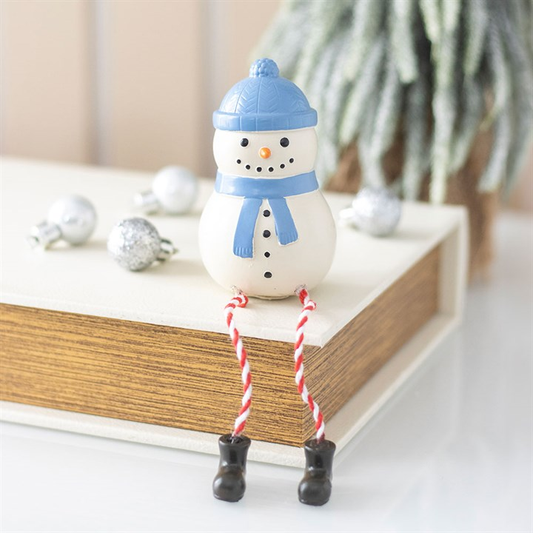 Winter Snowman Shelf Sitter Ornament, image 1 of 6