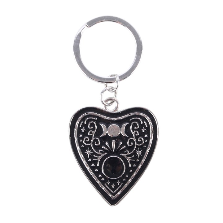 Black Planchette Keyring, image 4 of 5