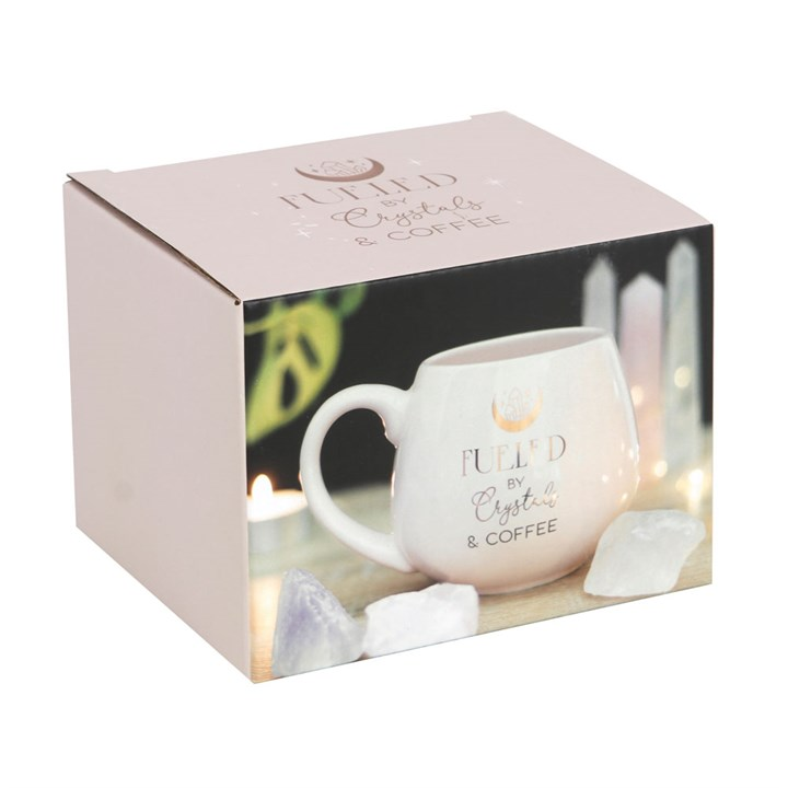 Crystals and Coffee Rounded Mug, image 4 of 5