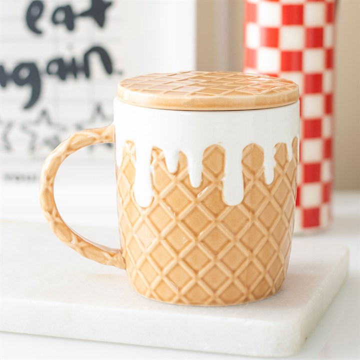 Waffle Mug and Coaster Set, image 1 of 6