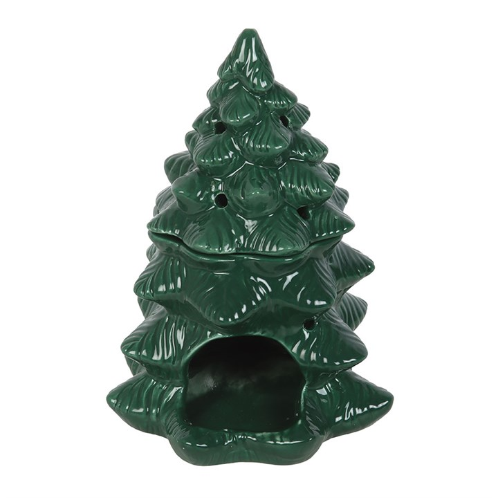 Green Fir Tree Oil Burner and Wax Warmer, image 5 of 6