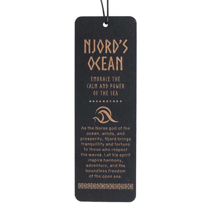 Njord's Ocean Wooden Bookmark, image 3 of 5