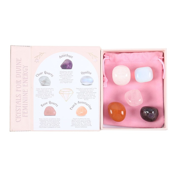Set of 5 Crystals for Divine Feminine Energy, image 3 of 5