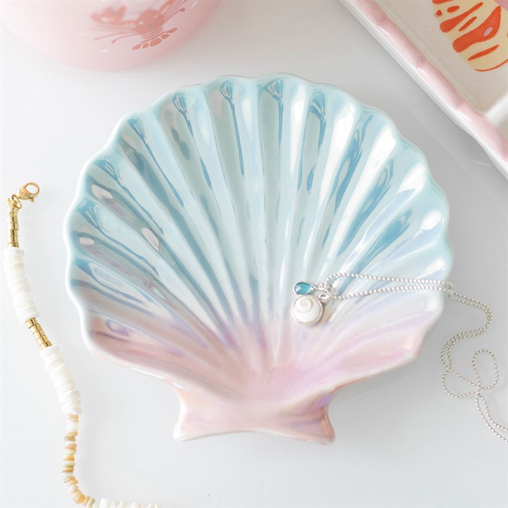 Iridescent Shell Trinket Dish, image 1 of 6