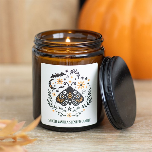 Frightful Folk Moth Spiced Vanilla Scented Candle, image 1 of 6