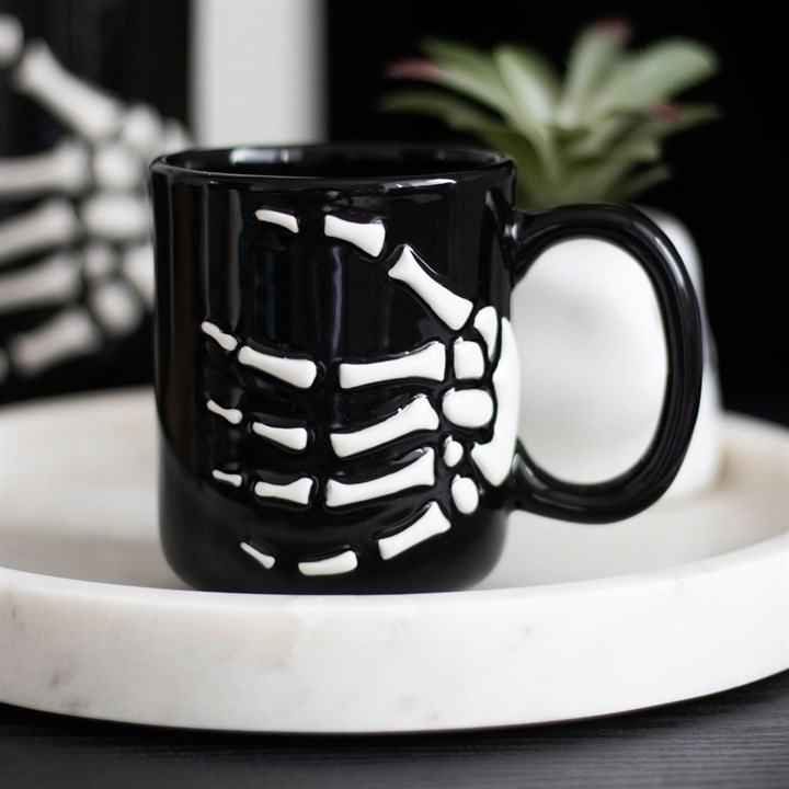 Skeleton Hand Mug, image 1 of 6