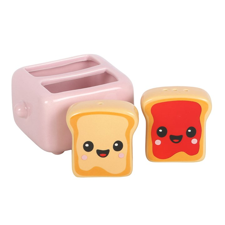Kawaii Toast Salt and Pepper Shakers, image 3 of 7