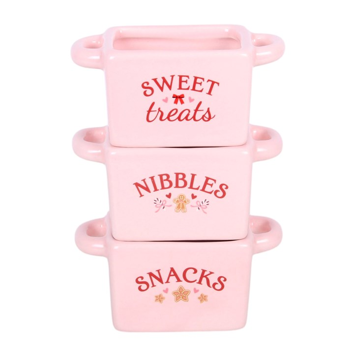 Set of 3 Sugarplum Bakery Snack Bowls, image 3 of 5