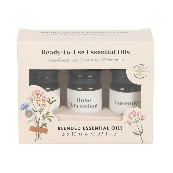 Set of 3 Floral Blended Essential Oils, image 2 of 5