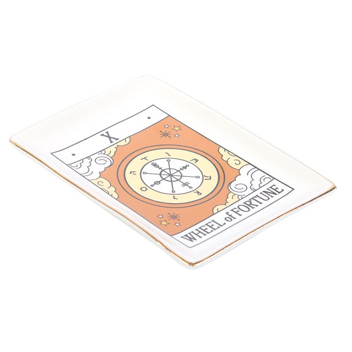The Wheel of Fortune Vintage Tarot Trinket Dish, image 3 of 4