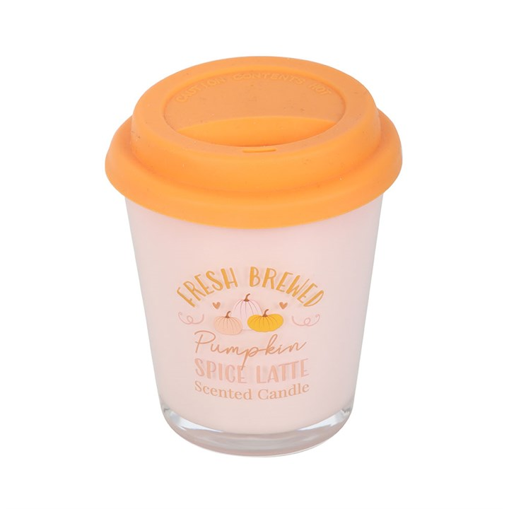 Fresh Brewed Pumpkin Spice Latte Lidded Candle, image 3 of 6