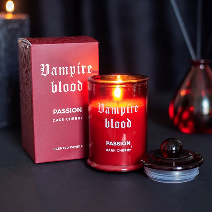 Vampire Blood Dark Cherry Candle, image 1 of 6