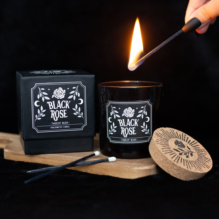 Black Rose Twilight Blush Candle, image 1 of 6