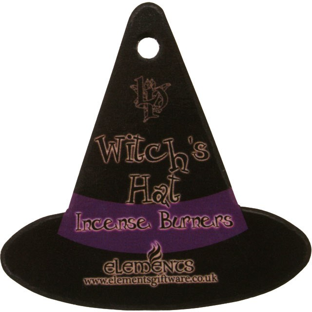Witch Hat With Cat Incense Cone Holder, image 3 of 3