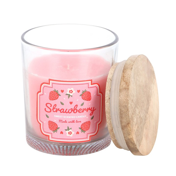 Strawberry Scented Candle, image 3 of 5