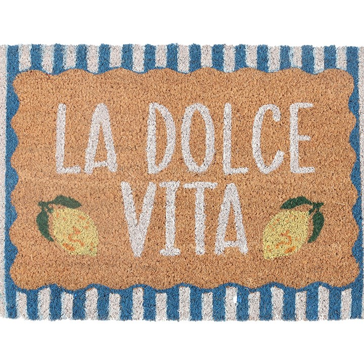 Blue La Dolce Vita Doormat, image 3 of 4