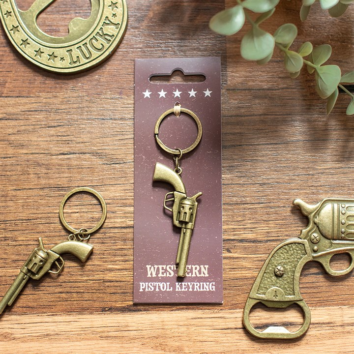 Western Pistol Keyring, image 2 of 5