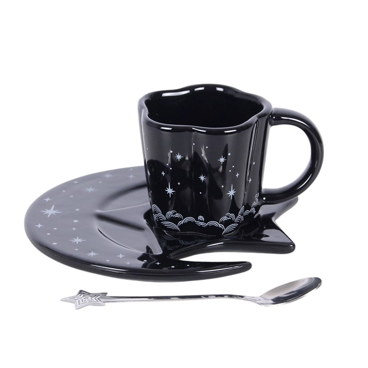 Spellbound Sky Espresso Cup, Saucer and Spoon Set, image 4 of 6