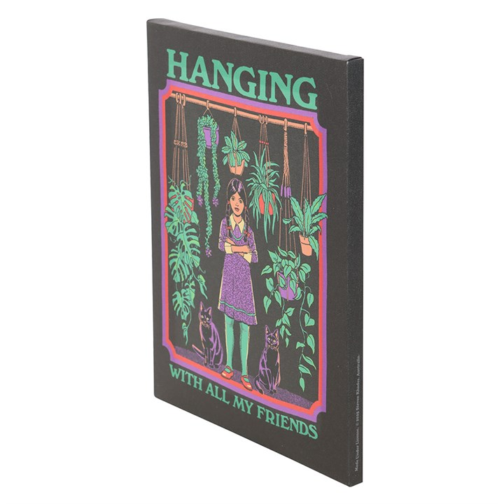 19x25cm Hanging With All My Friends Canvas Plaque by Steven Rhodes, image 3 of 4