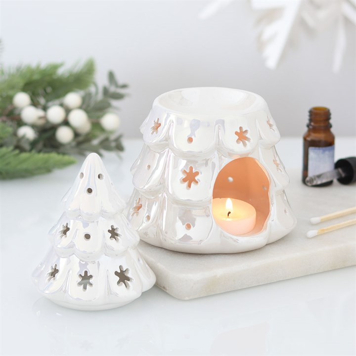 Iridescent Fir Tree Oil Burner, image 3 of 7
