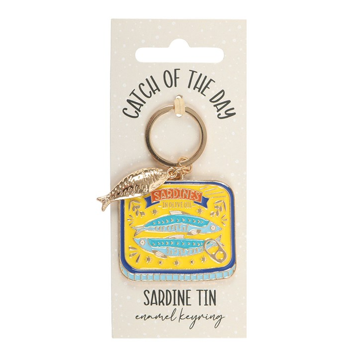 Sardine Tin Keyring, image 3 of 6