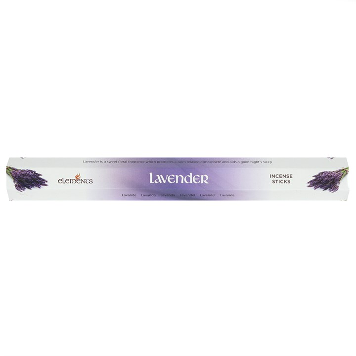 Set of 6 Packets of Elements Lavender Incense Sticks, image 2 of 2